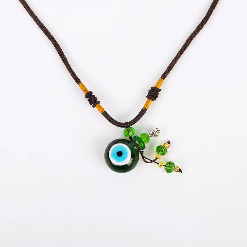 "Lucky Eyes" Diffuser Necklace | Fend off Evil | Diffusing Oils on the go | Unique Gift