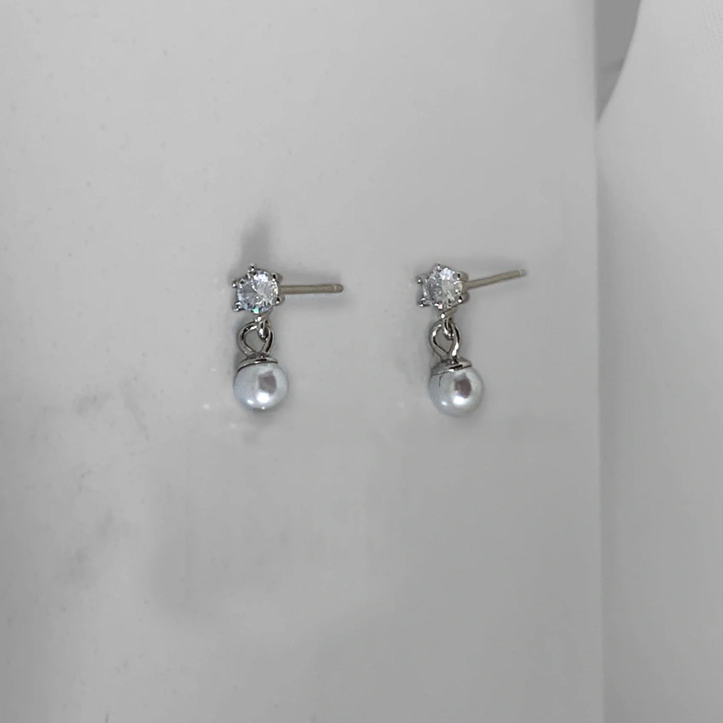 ELIZA STUDS - Silver Whisper