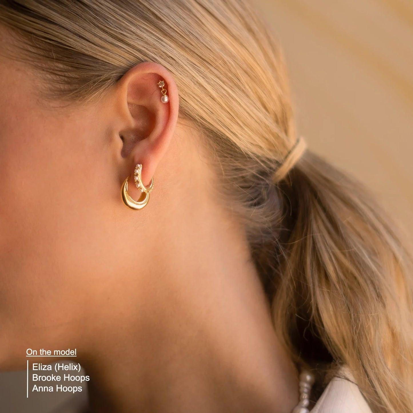 ELIZA STUDS - Silver Whisper