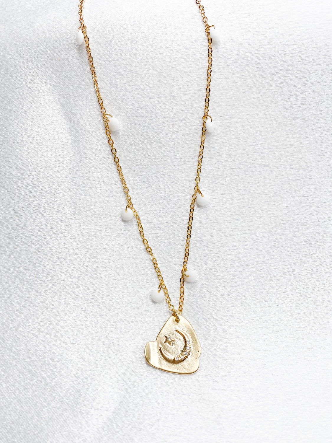 Moon Above Necklace