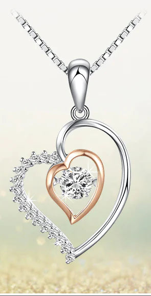 Heartfelt S925 Silver Pendant Necklace