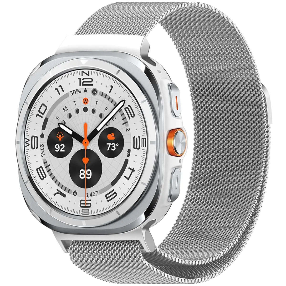 Ultra Galaxy 47mm Mesh Steel Watch Band