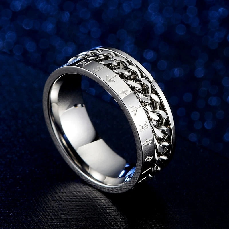 Rotatable Numeric Elegance Ring