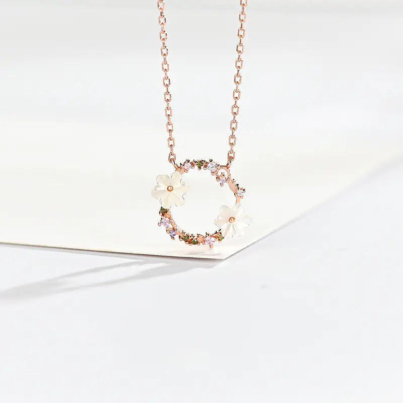 S925 Blossom Silver Necklace