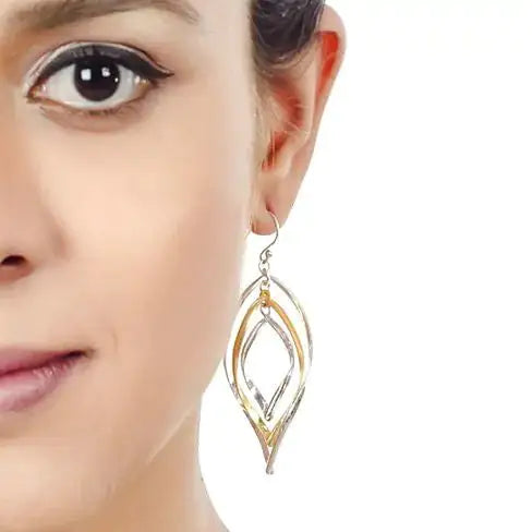 Windchime Whimsy Silver Earrings