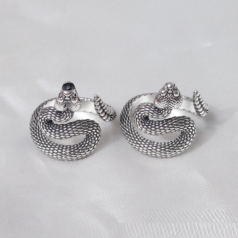Sterling S925 Vintage Serpent Ring