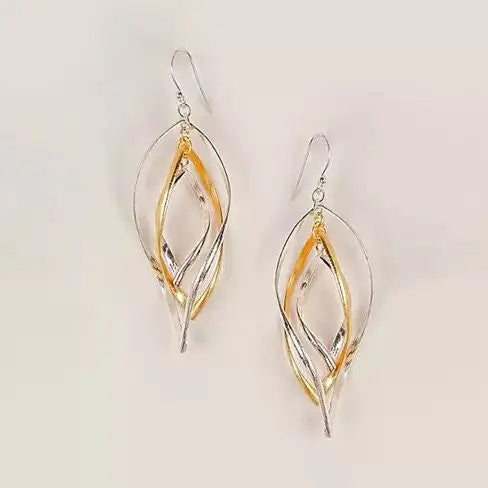 Windchime Whimsy Silver Earrings