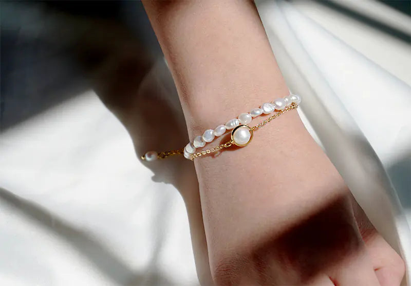 Ladies' Baroque Pearl Elegance Bracelet