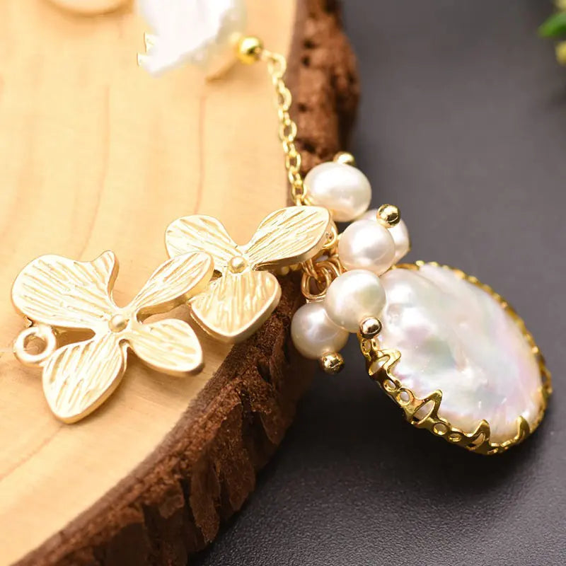 Natural Baroque Freshwater Pearl Bracelet Set