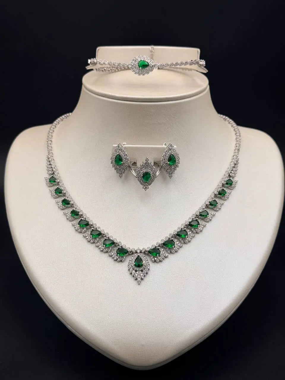 925 Sterling Silver Necklace Set - Silver Whisper