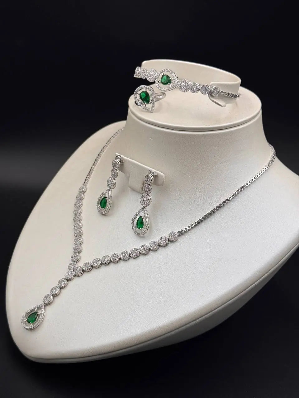 925 Sterling Silver Necklace Set - Silver Whisper