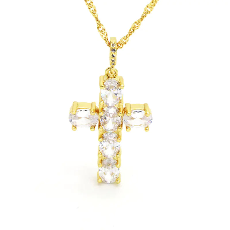 Devotional Mary Cross Pendant