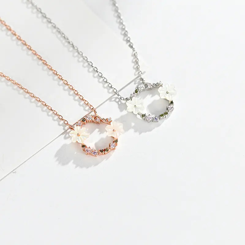 S925 Blossom Silver Necklace