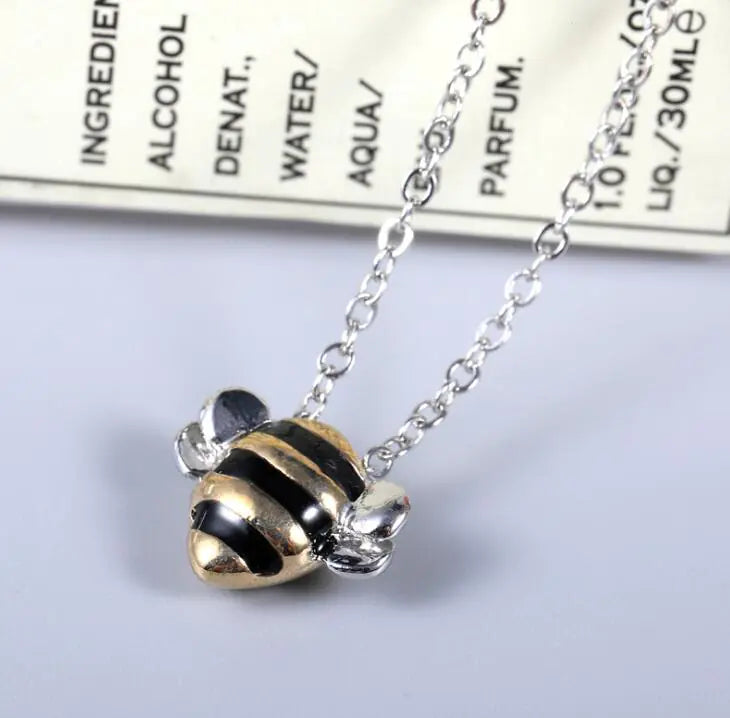 Sterling Silver Bee Charm Necklace