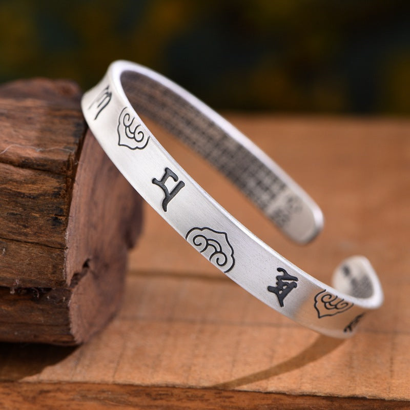 S925 Sterling Silver Eye Love Charm Bracelet