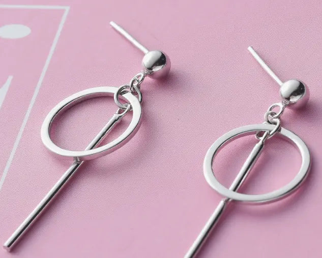 Sterling Chic 925 Silver Drop Earrings