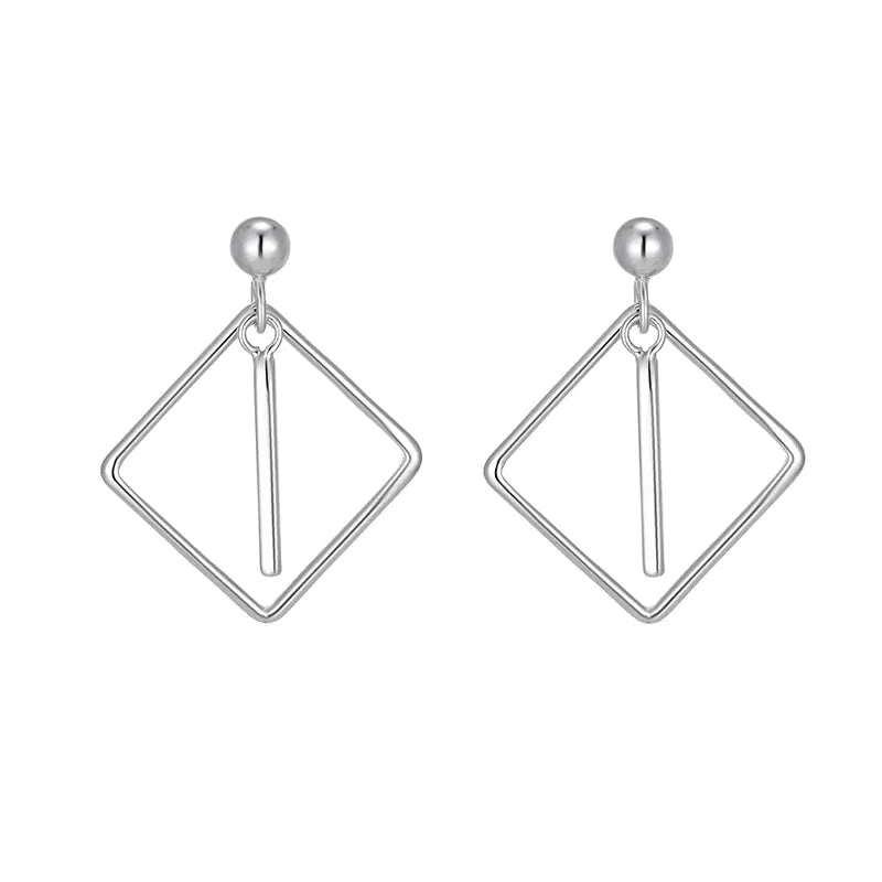 Sterling Chic 925 Silver Drop Earrings