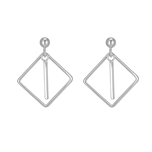 Sterling Chic 925 Silver Drop Earrings