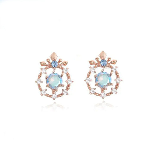 Enchanted Winter 925 Silver Snowflake Earrings