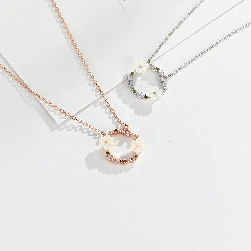 S925 Blossom Silver Necklace