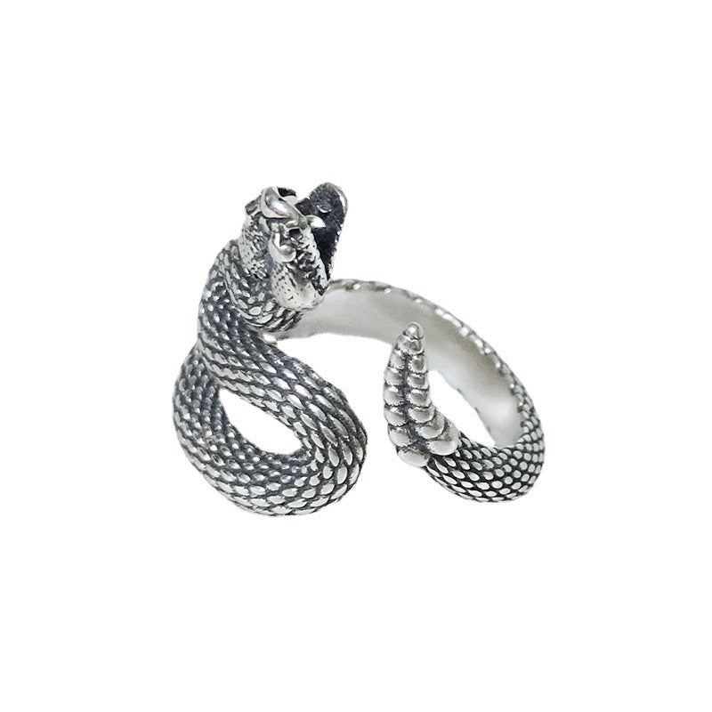 Sterling S925 Vintage Serpent Ring