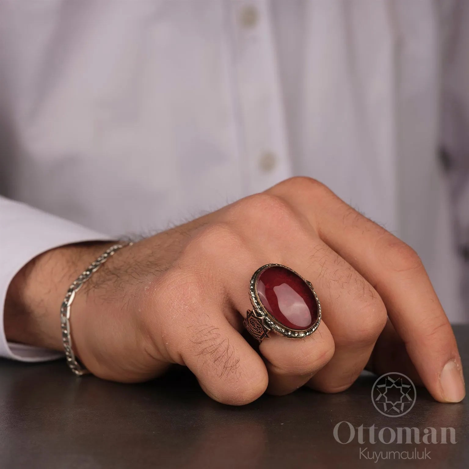Custom-Made Silver Couple's Rings - Silver Whisper