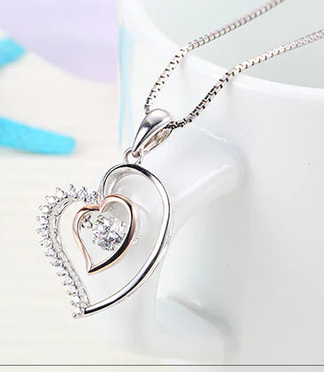 Heartfelt S925 Silver Pendant Necklace
