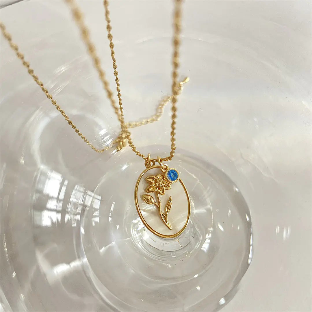 Eternal Bloom 12-Month Pendant Necklace