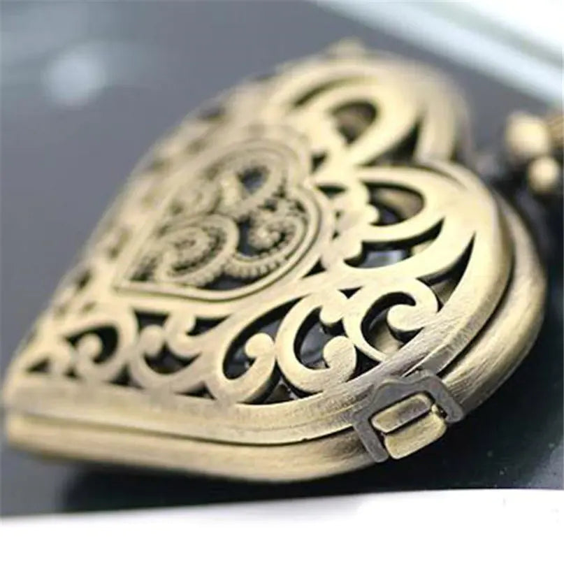 Heart Elegance Timepiece Necklace