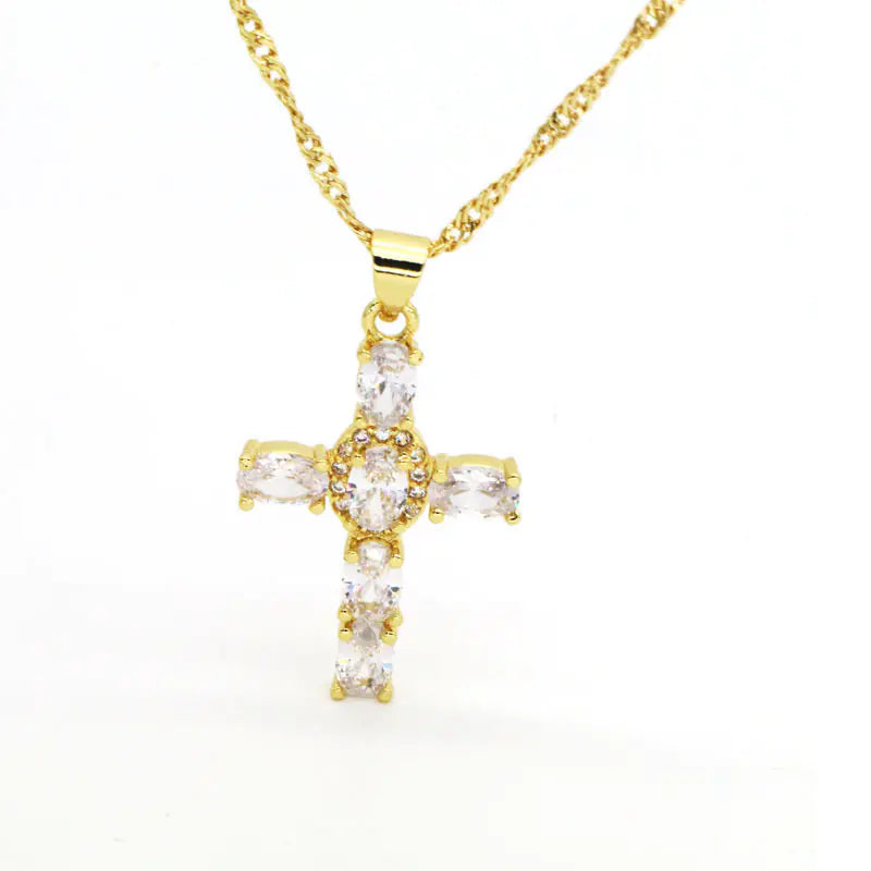 Devotional Mary Cross Pendant