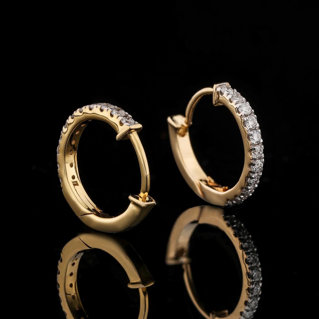 Holly Huggies Earrings 10mm Hoop - Silver Whisper