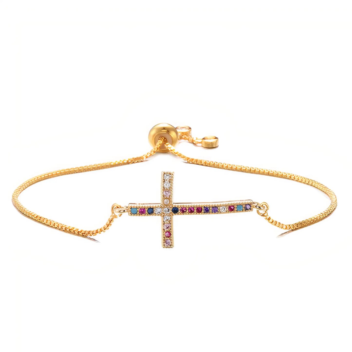 Glimmer Cross Bracelet