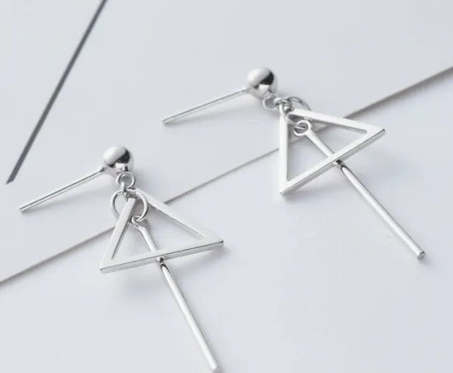 Sterling Chic 925 Silver Drop Earrings