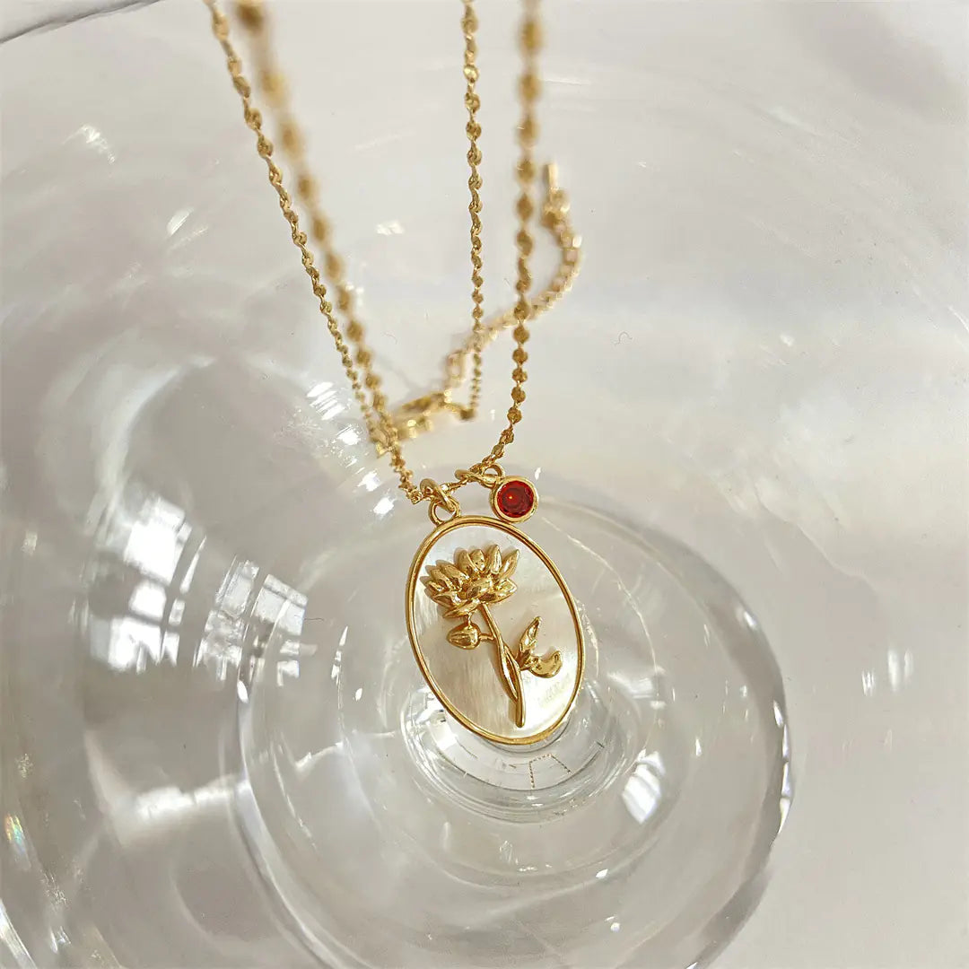 Eternal Bloom 12-Month Pendant Necklace