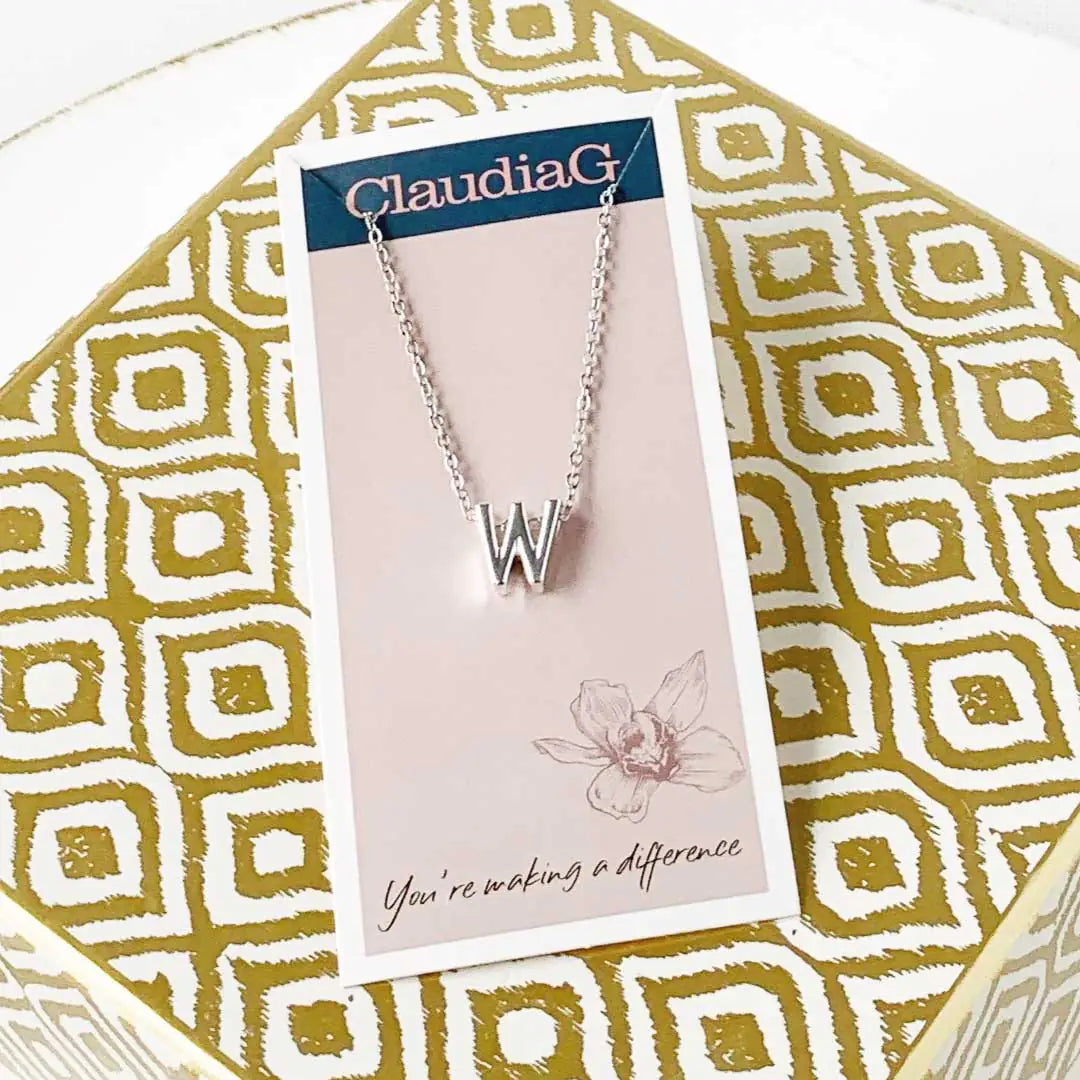 Personal Charm Silver Necklace