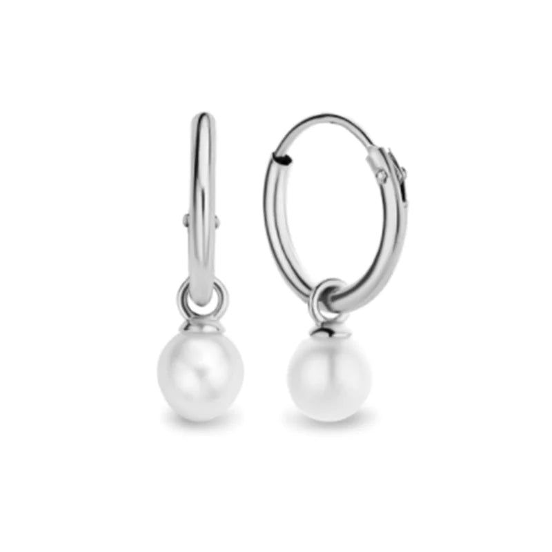 Sterling Pearl Dangle Earrings