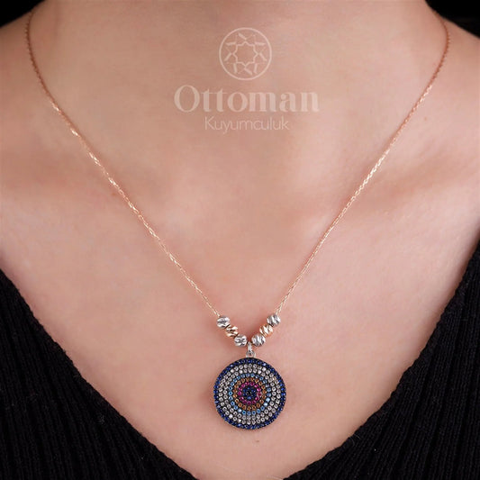 Rainbow Silver Women's Necklace - Silver Whisper
