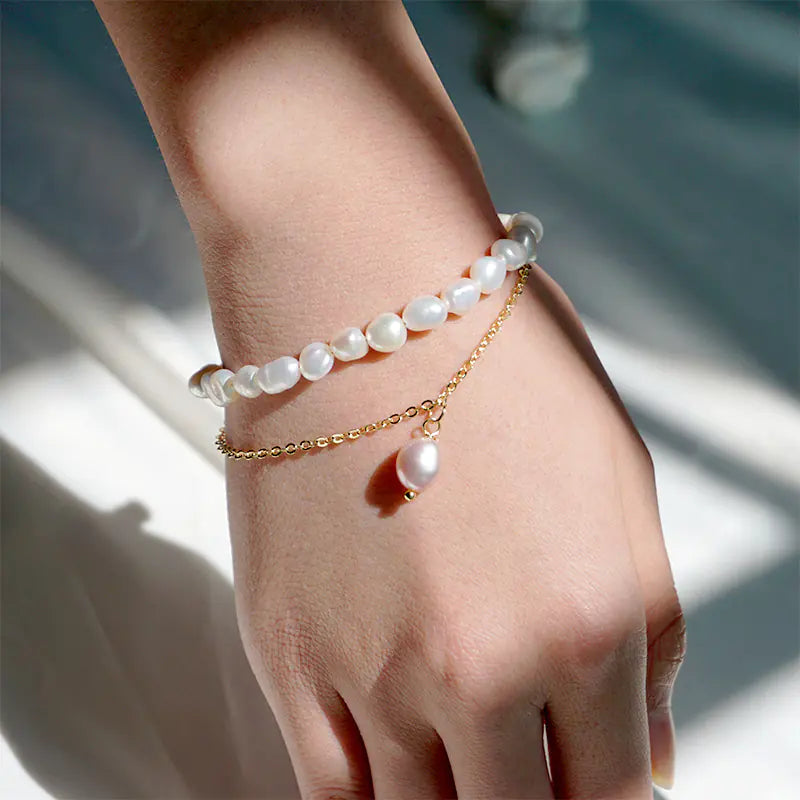 Ladies' Baroque Pearl Elegance Bracelet