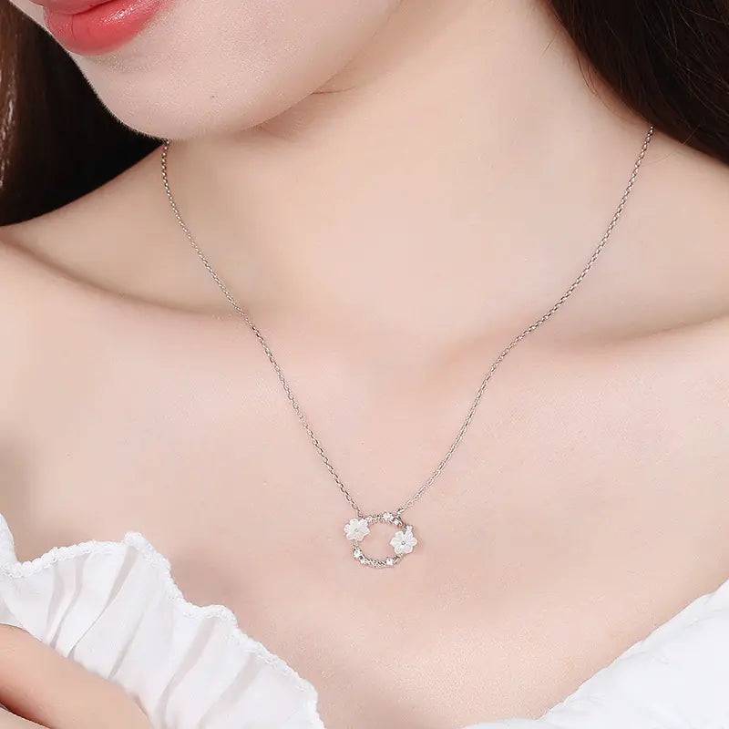 S925 Blossom Silver Necklace
