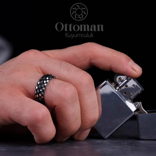 Silver Design for Fantastic Couples Ring - Silver Whisper