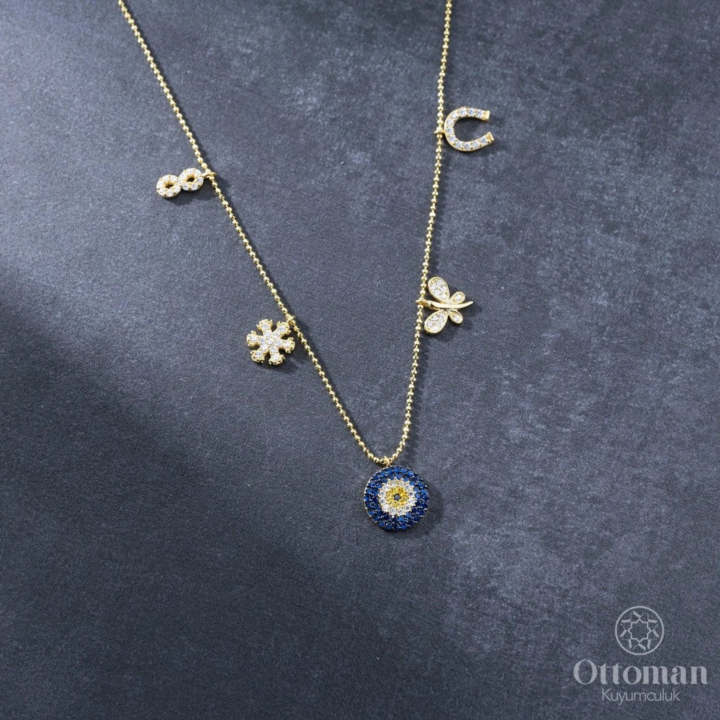 Six-Piece Necklace - Silver Whisper