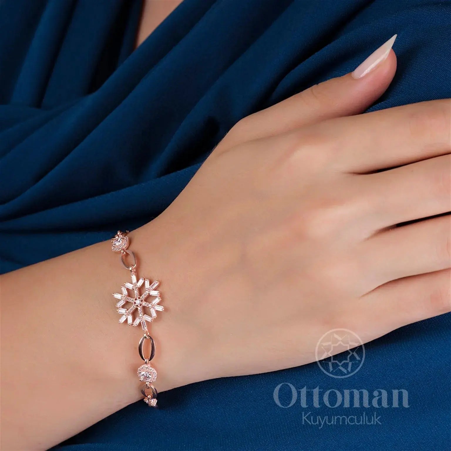 Snowflake Silver Ladies' Bracelet - Silver Whisper
