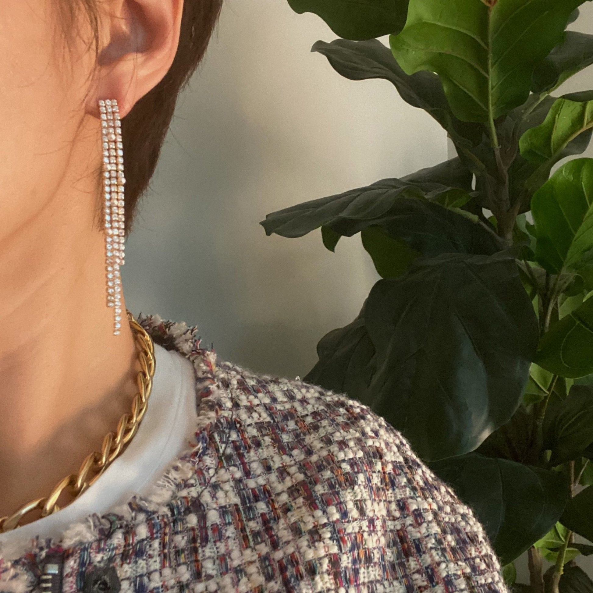 So Influencer Earrings - Silver Whisper