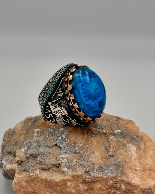 Special Design Hagia Sophia Design Ring - Silver Whisper