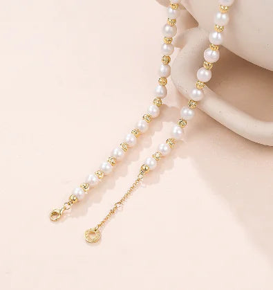 S925 Silver Baroque Pearl Elegance Necklace