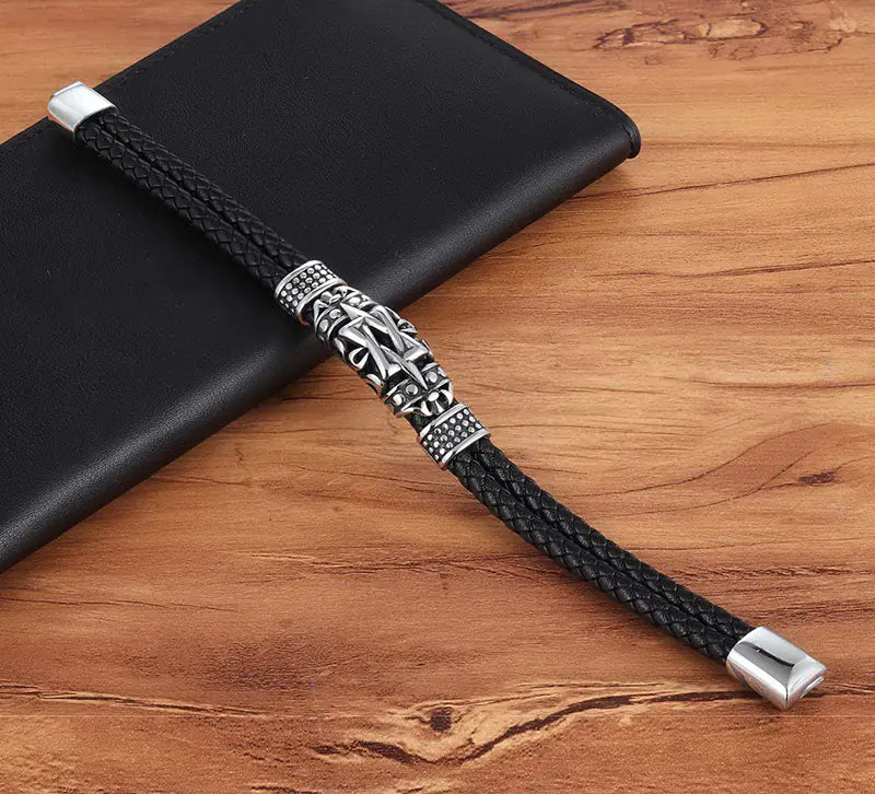 Titanium Steel Elegance Men's Bracelet